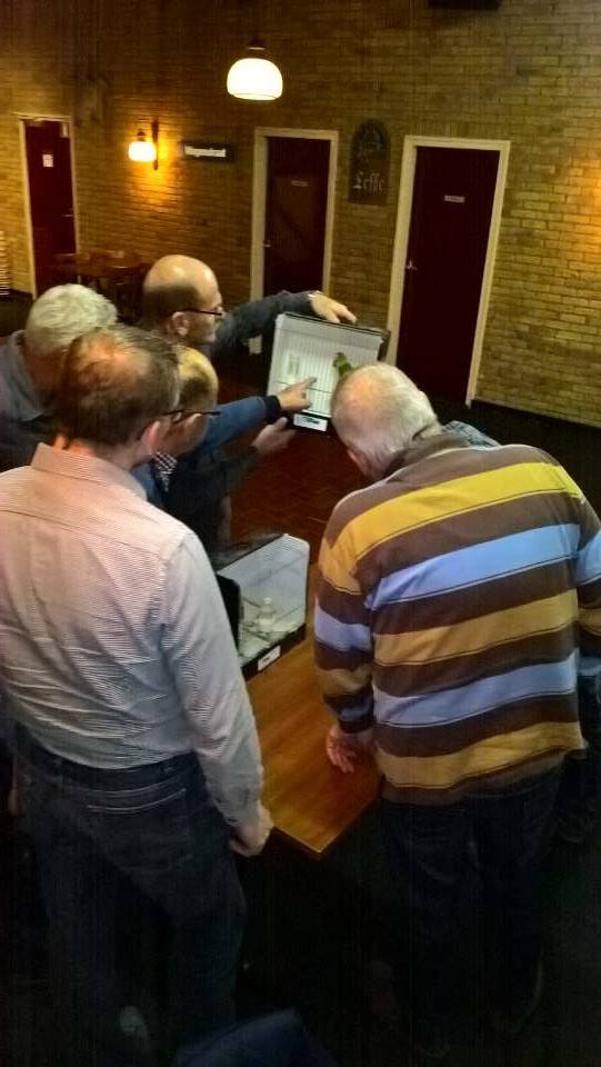 tijdens een bijeenkomst in 2016